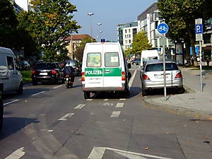 radfahrstreifenblockade
