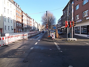 Bild 2 - Fahrtrichtung Ost - Kreuzungsbereich