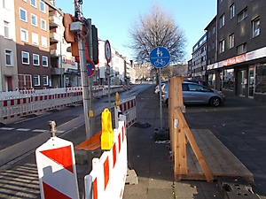Bild 3 - Fahrtrichtung Ost - Kreuzungsbereich