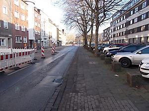 Bild 4 - Fahrtrichtung Ost - Baustellenende